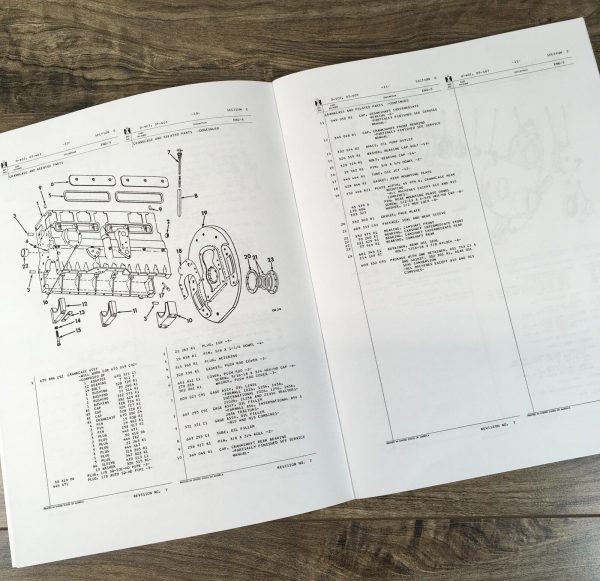 Farmall International 1026 Diesel Tractor Parts Operators Manual Set Catalog IH - Image 6