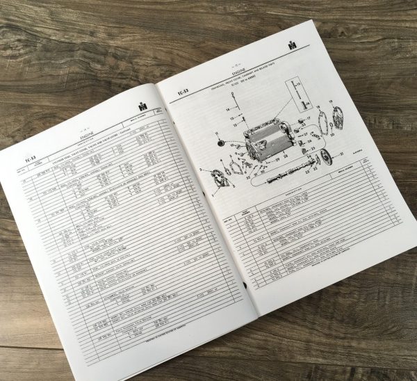 Farmall International 200 Tractor Parts Operators Manual Set Catalog Owners Book - Image 5