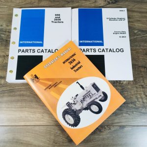 Farmall International 2656 Gas Industrial Tractor Parts Operators Manual Setc263