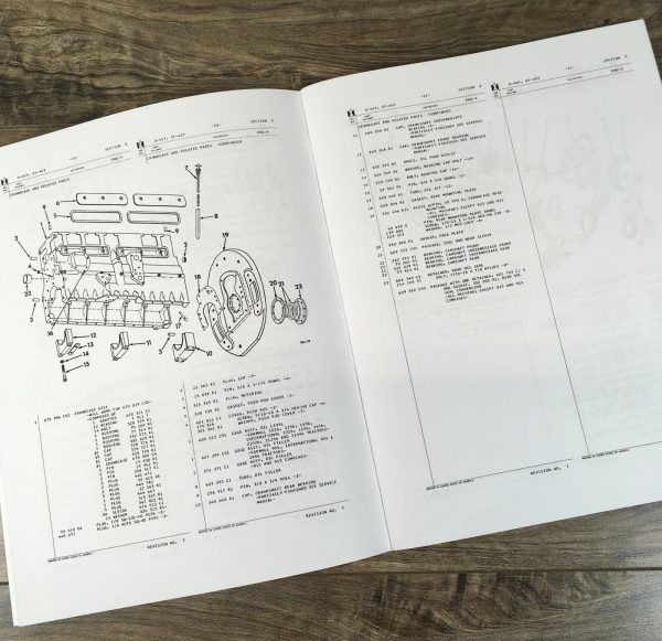 Farmall International 1456 Diesel Tractor Service Parts 3 Manual Set Repair Shop - Image 12