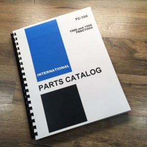 Farmall International 1566 1568 Tractor Parts Manual Catalog Book Schematic
