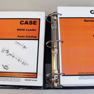 Case W24C Articulated Loader Service Manual Parts Catalog Repair Shop Technical