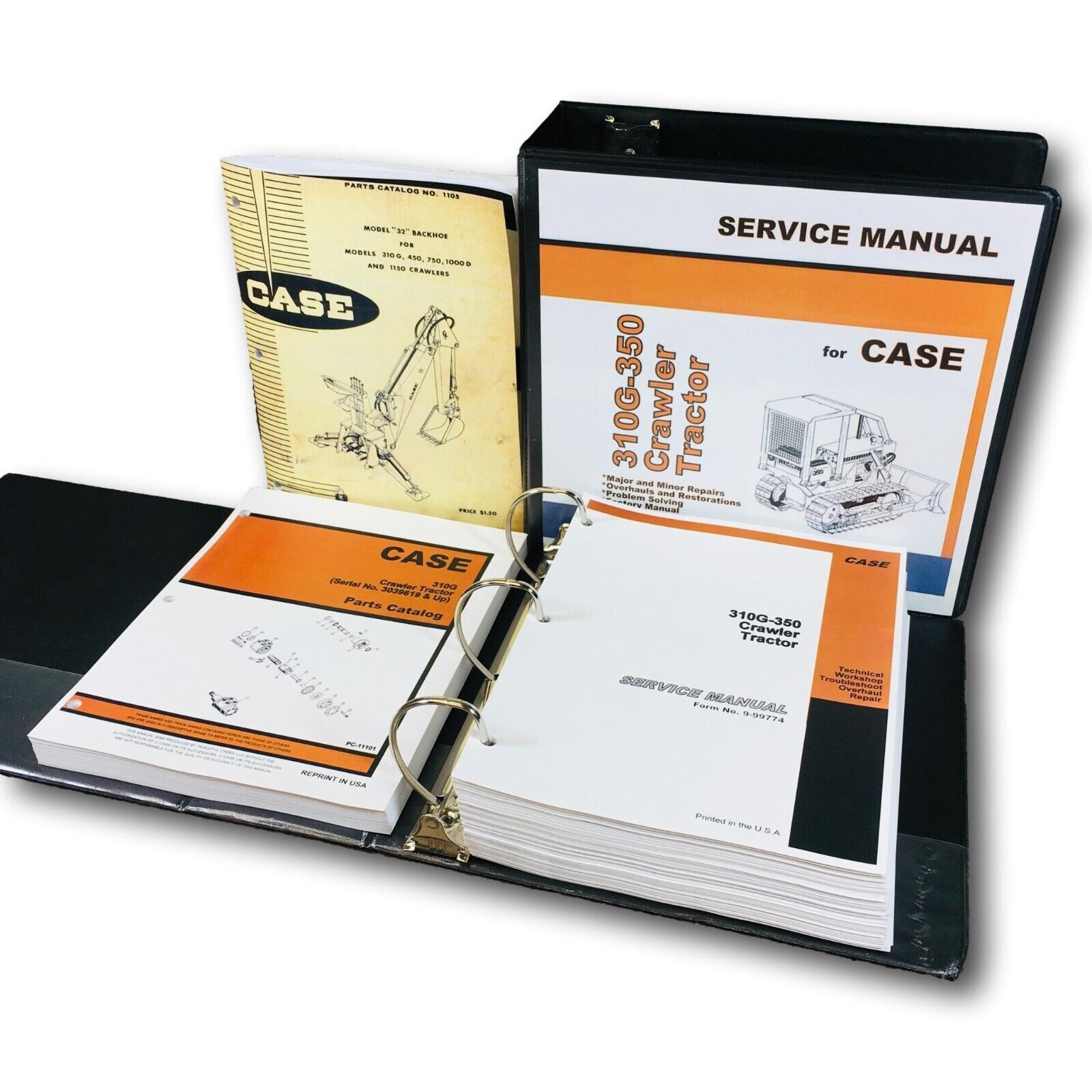J I Case 310G Crawler Tractor Dozer Parts Catalog Manual (S/N 3039619 & Up)