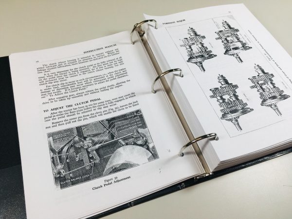 Ford Fordson Major Super Tractor Service Repair Manual Owners Parts Catalog Set - Image 12
