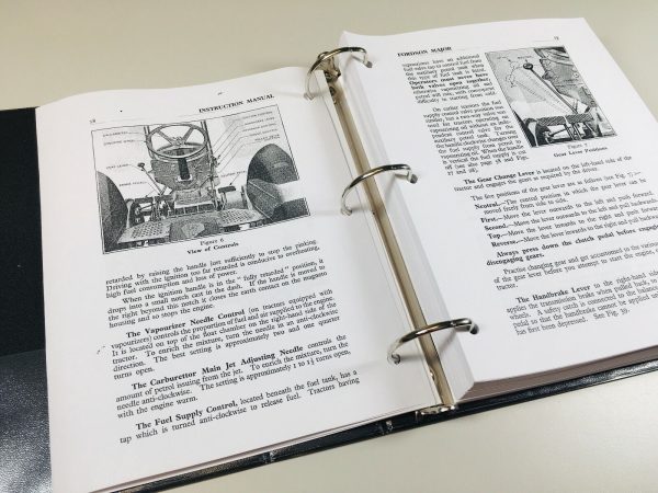 Ford Fordson Major Super Tractor Service Repair Manual Owners Parts Catalog Set - Image 9