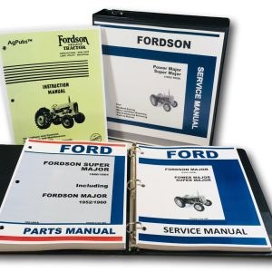 Ford Fordson Major Super Tractor Service Repair Manual Owners Parts Catalog Set