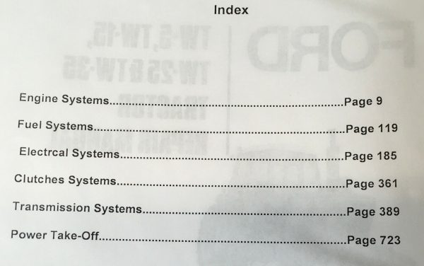 Ford 8530 8630 8730 8830 Tractor Service Manual Repair Shop Set Workshop - Image 3