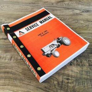 Allis Chalmers 185 Tractor Service Manual Repair Shop Technical Book Overhaul