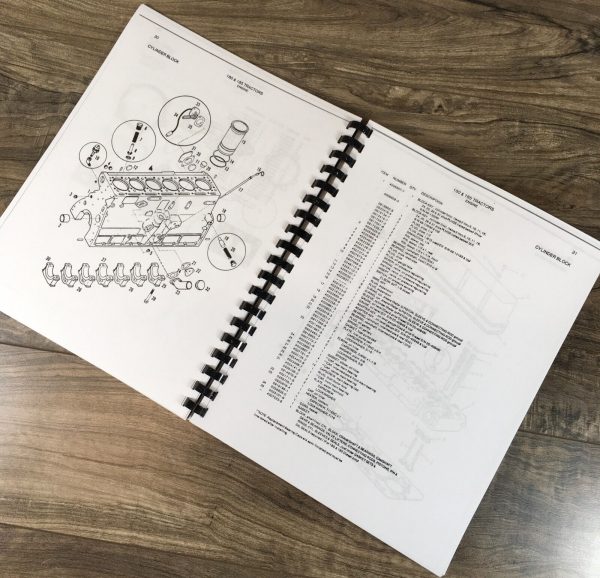 Allis Chalmers 185 Tractor Service Manual Parts Repair Shop Catalog Book AC - Image 5