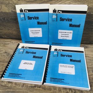 International 3800 3850 Backhoe Loader Service Manual Set Repair Shop Pay Hoe