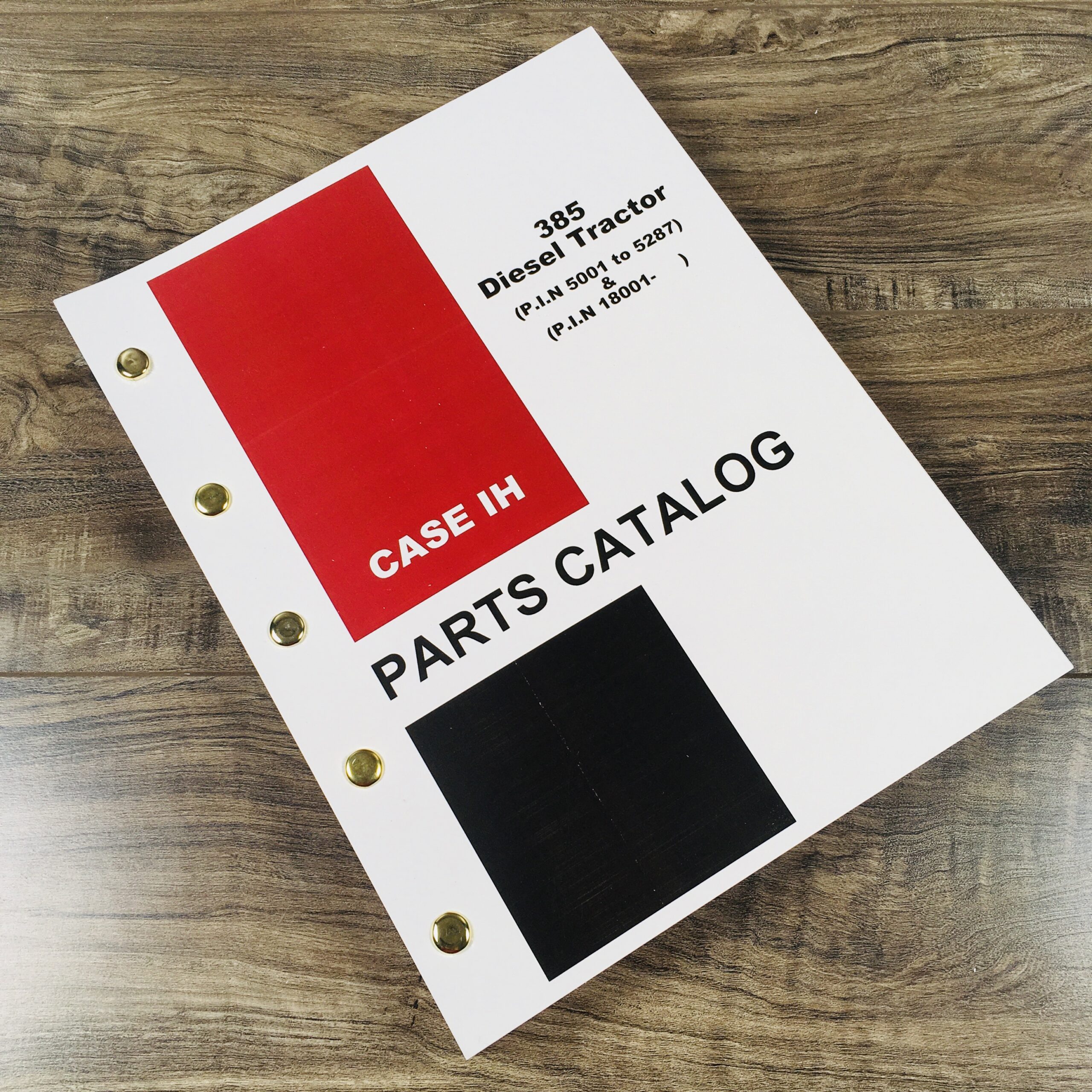 Case IH 385 Tractor Parts Manual Catalog Book Assembly Schematic SN 5001-After