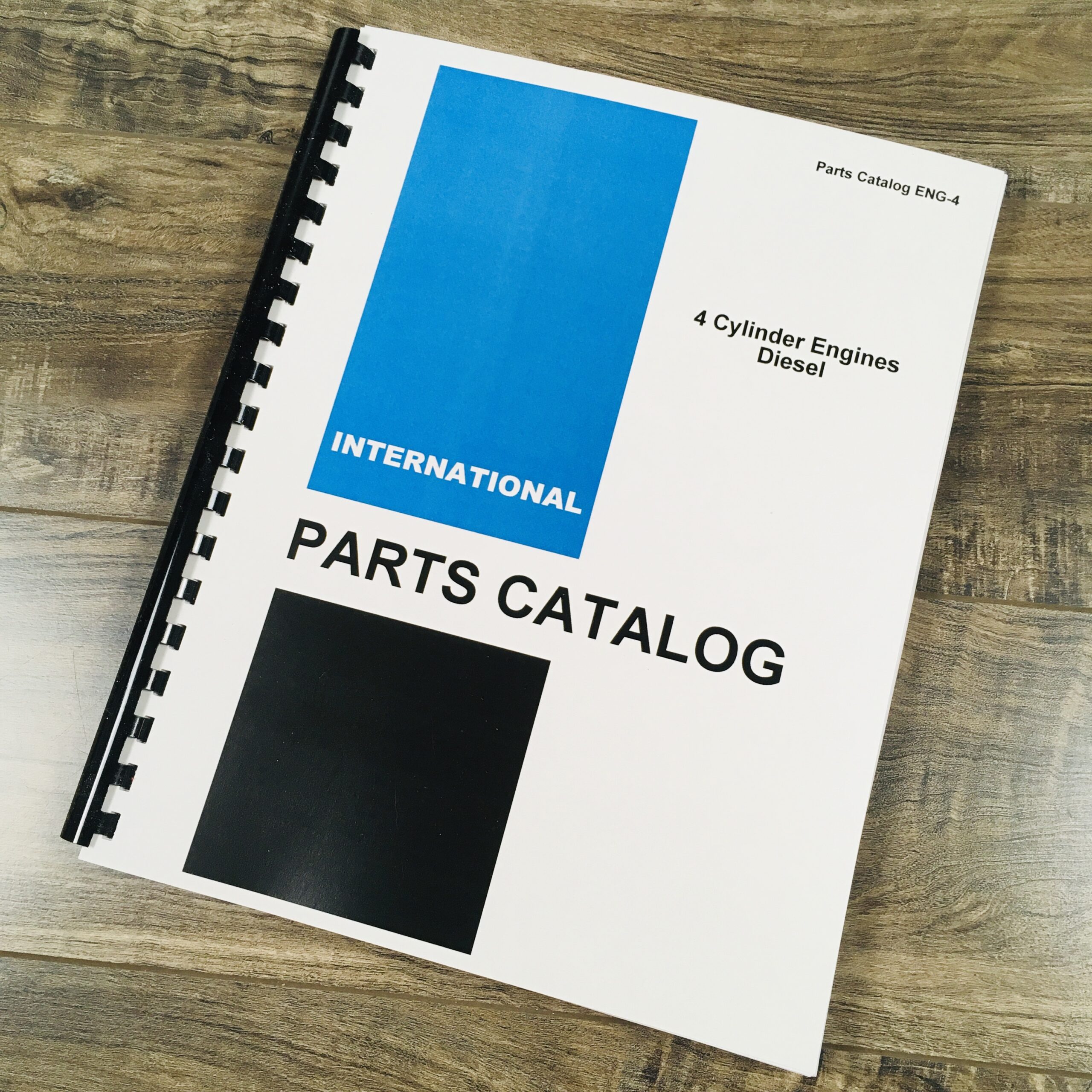 International 424 Tractor Bd-154 4 Cylinder Diesel Engine Parts Manual Catalog