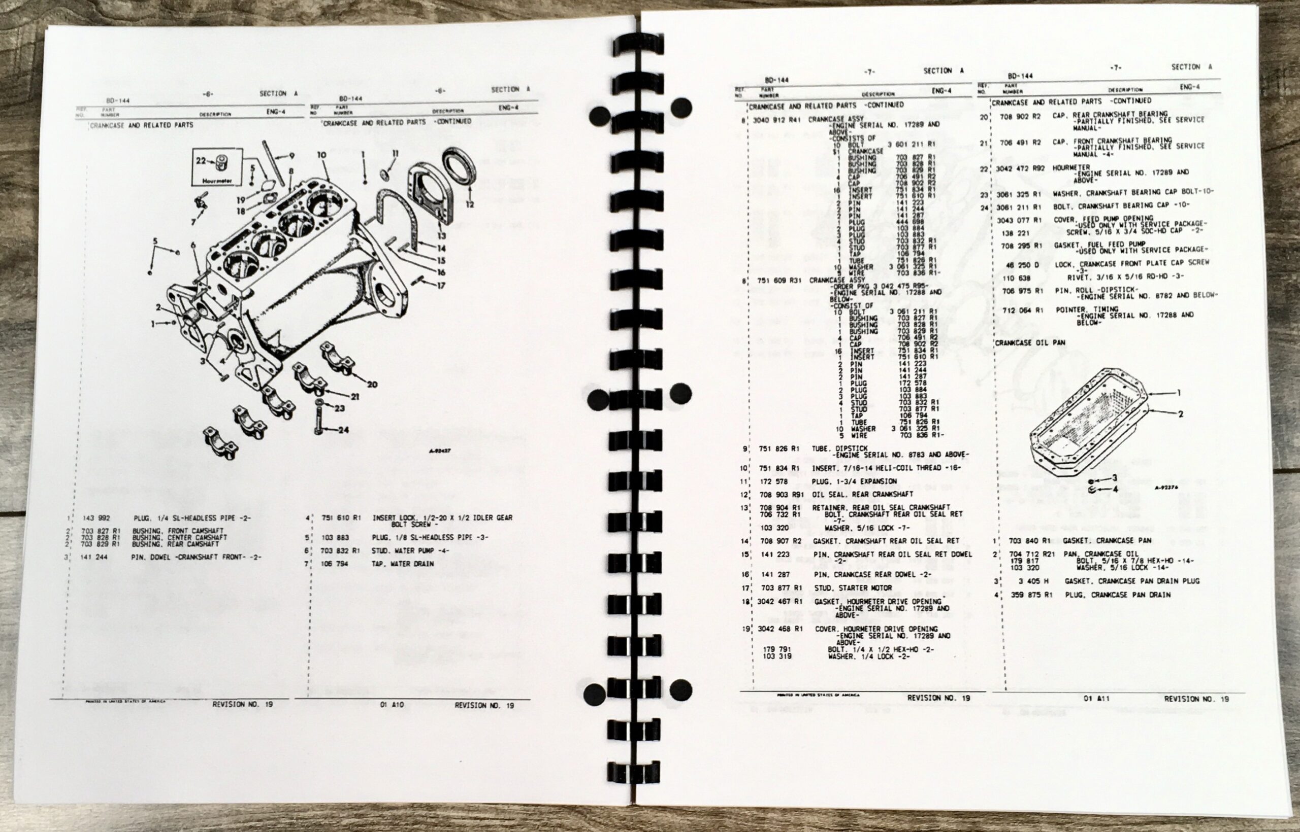 International 424 Tractor Bd-154 4 Cylinder Diesel Engine Parts Manual Catalog - Image 8