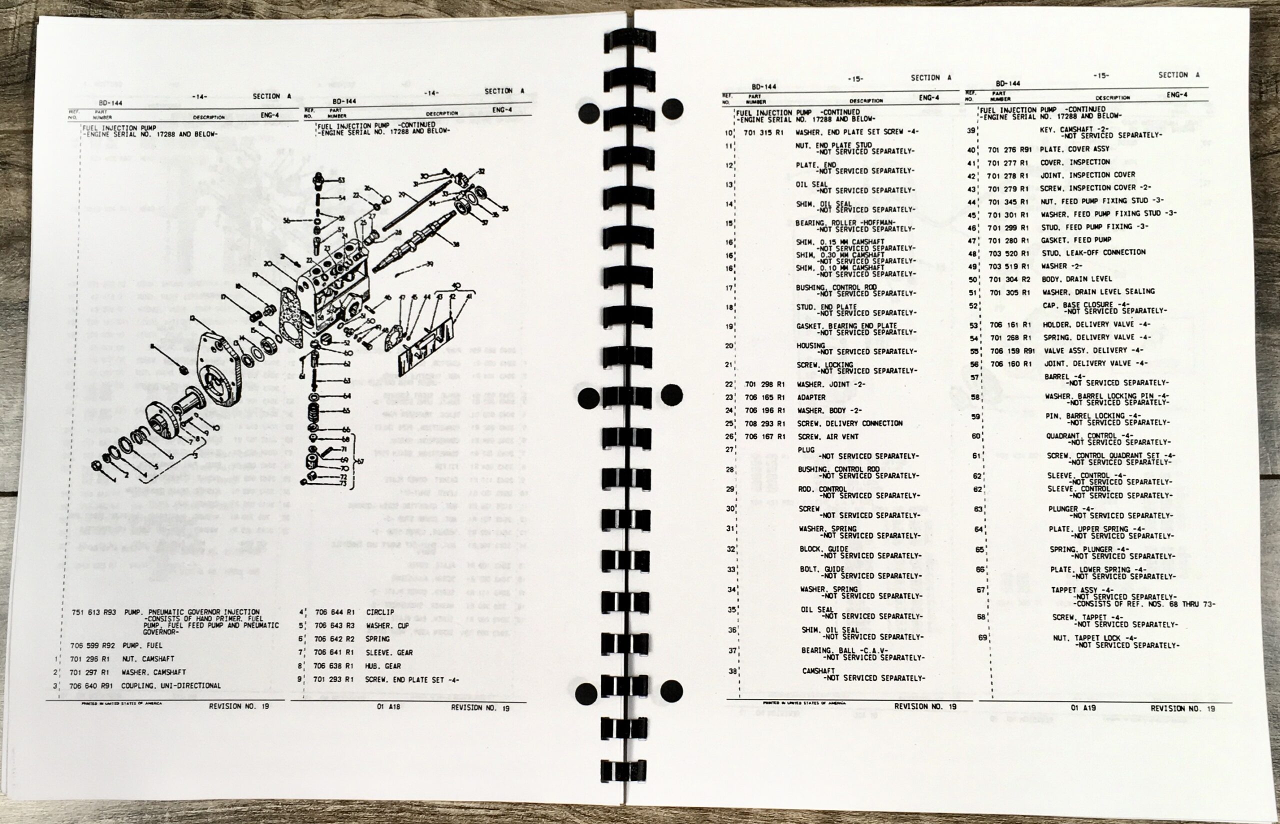 International 424 Tractor Bd-154 4 Cylinder Diesel Engine Parts Manual Catalog - Image 7