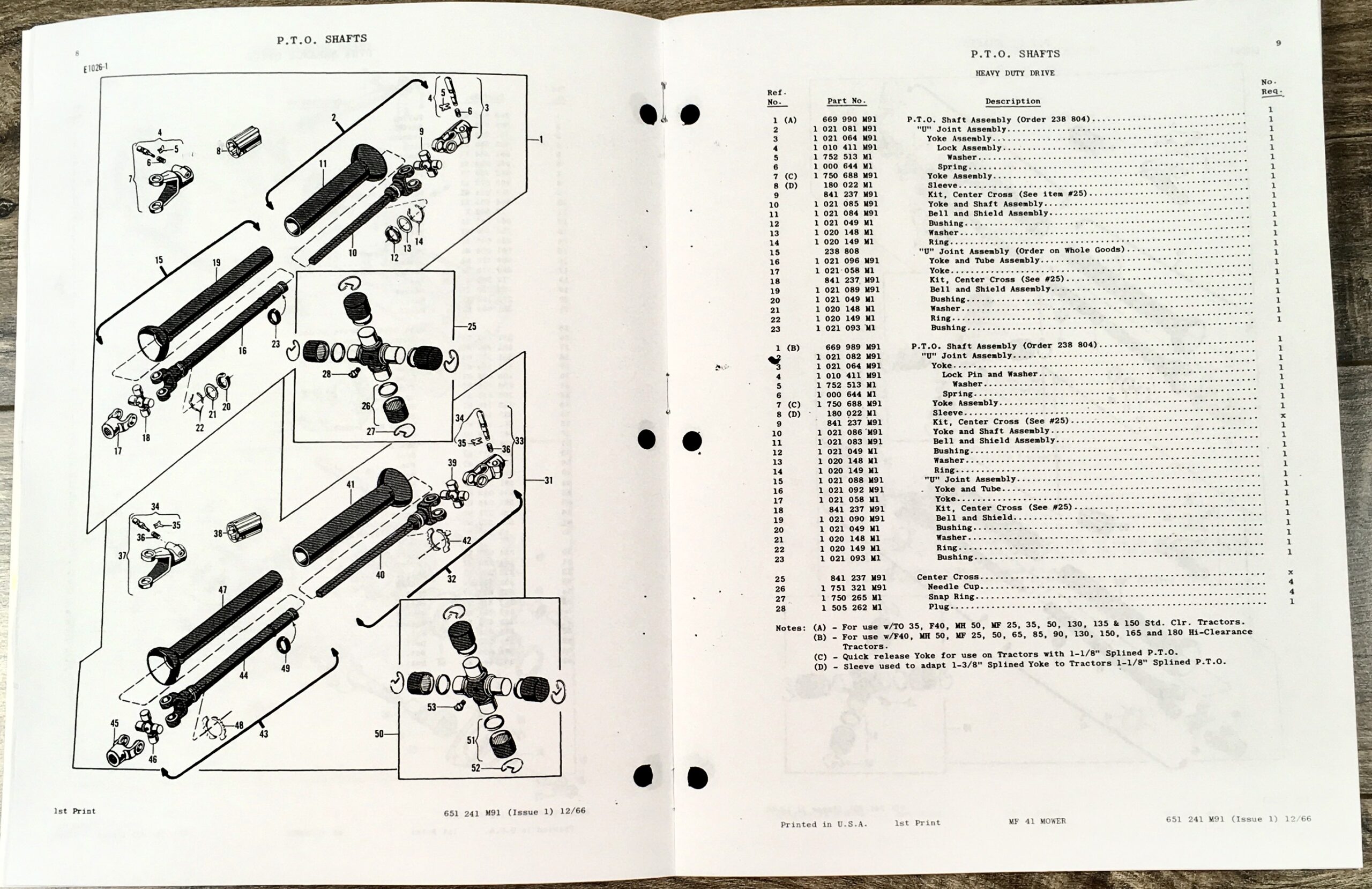 Massey Ferguson 41 Mf41 Sickle Bar Mower Parts Manual Catalog Book Exploded View - Image 5