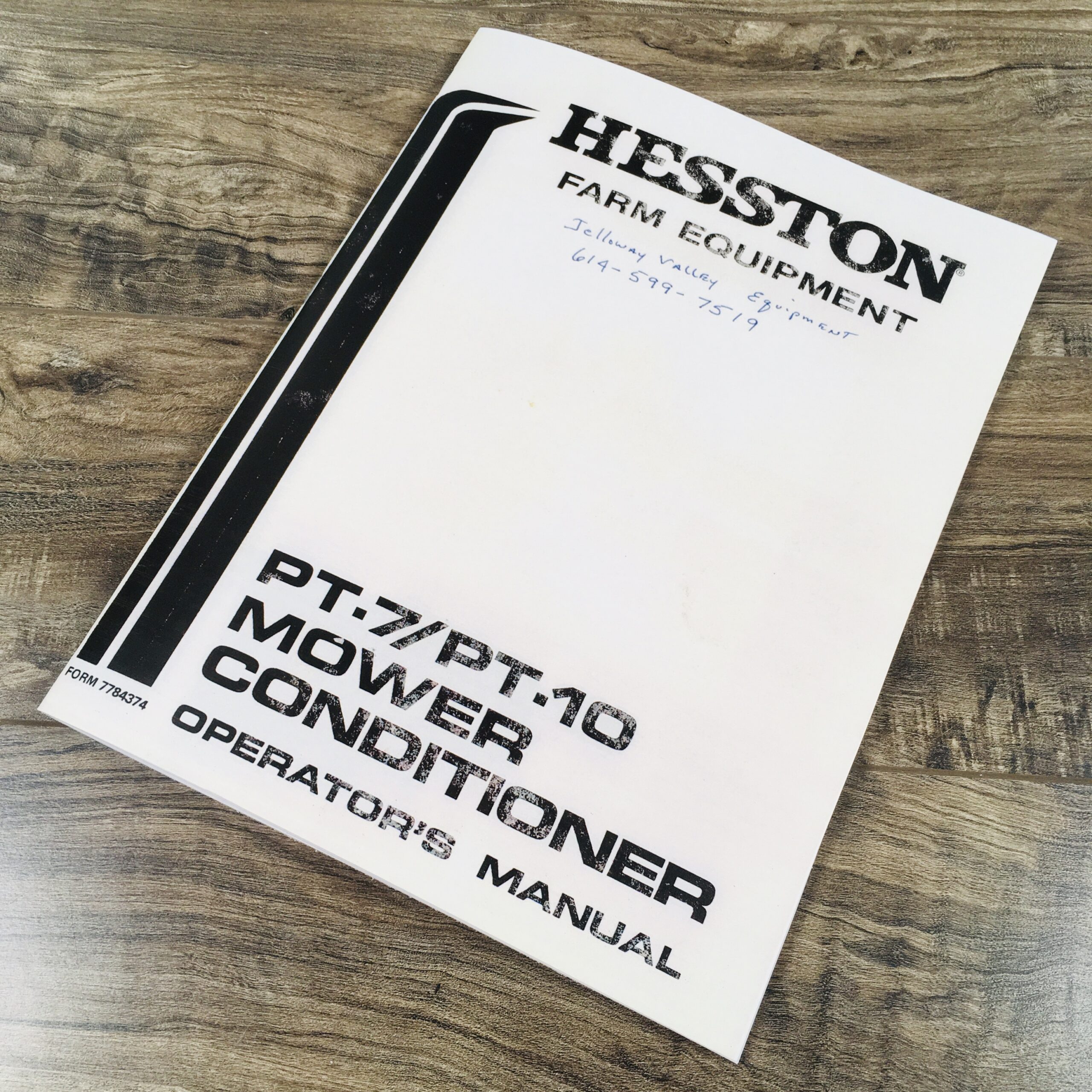 Hesston Pt 7 Pt 10 Mower Conditioner Owners Operators Manual Maintenance