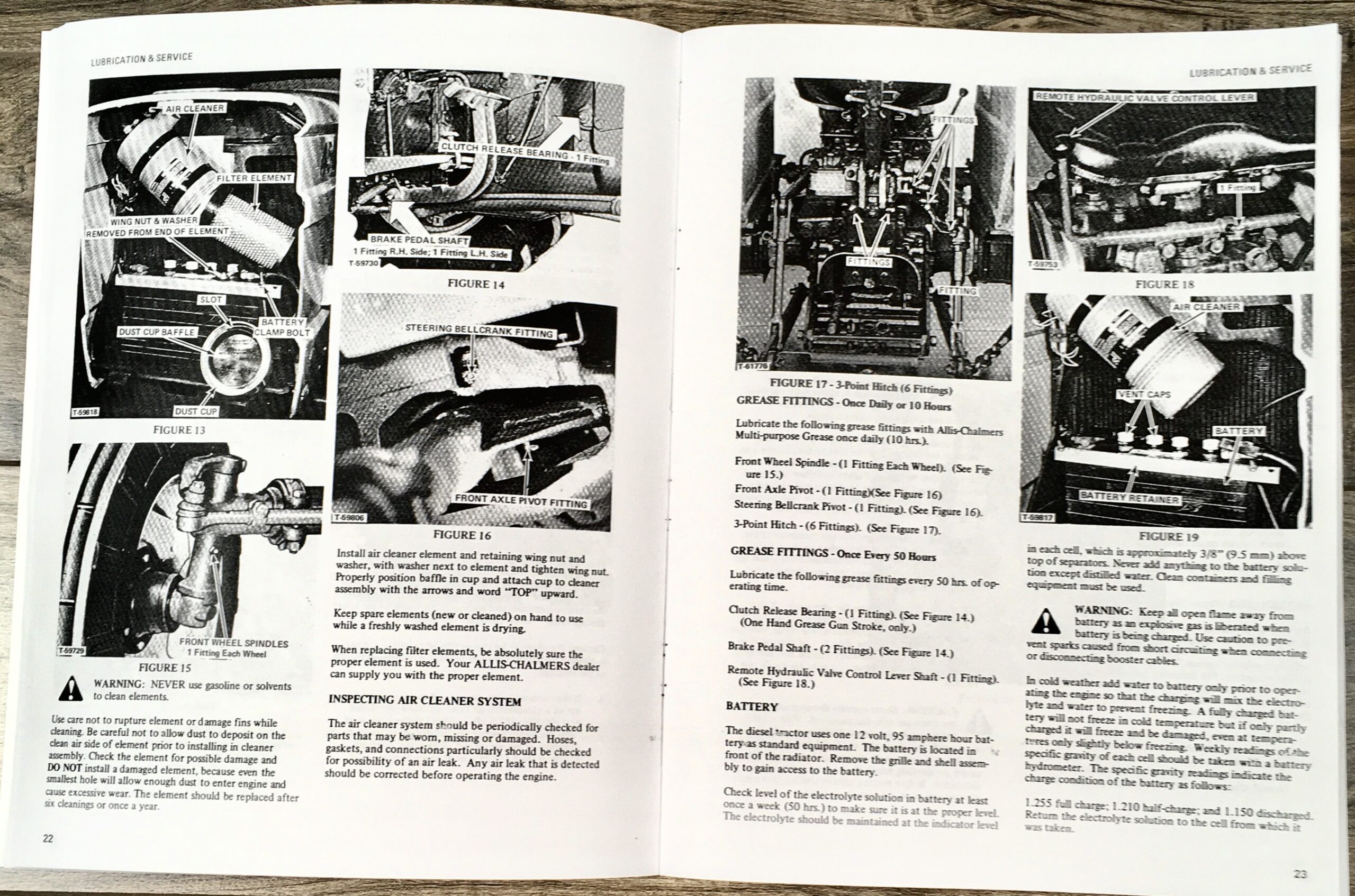 Allis Chalmers 5040 Diesel Tractor Owners Operators Manual - Image 6