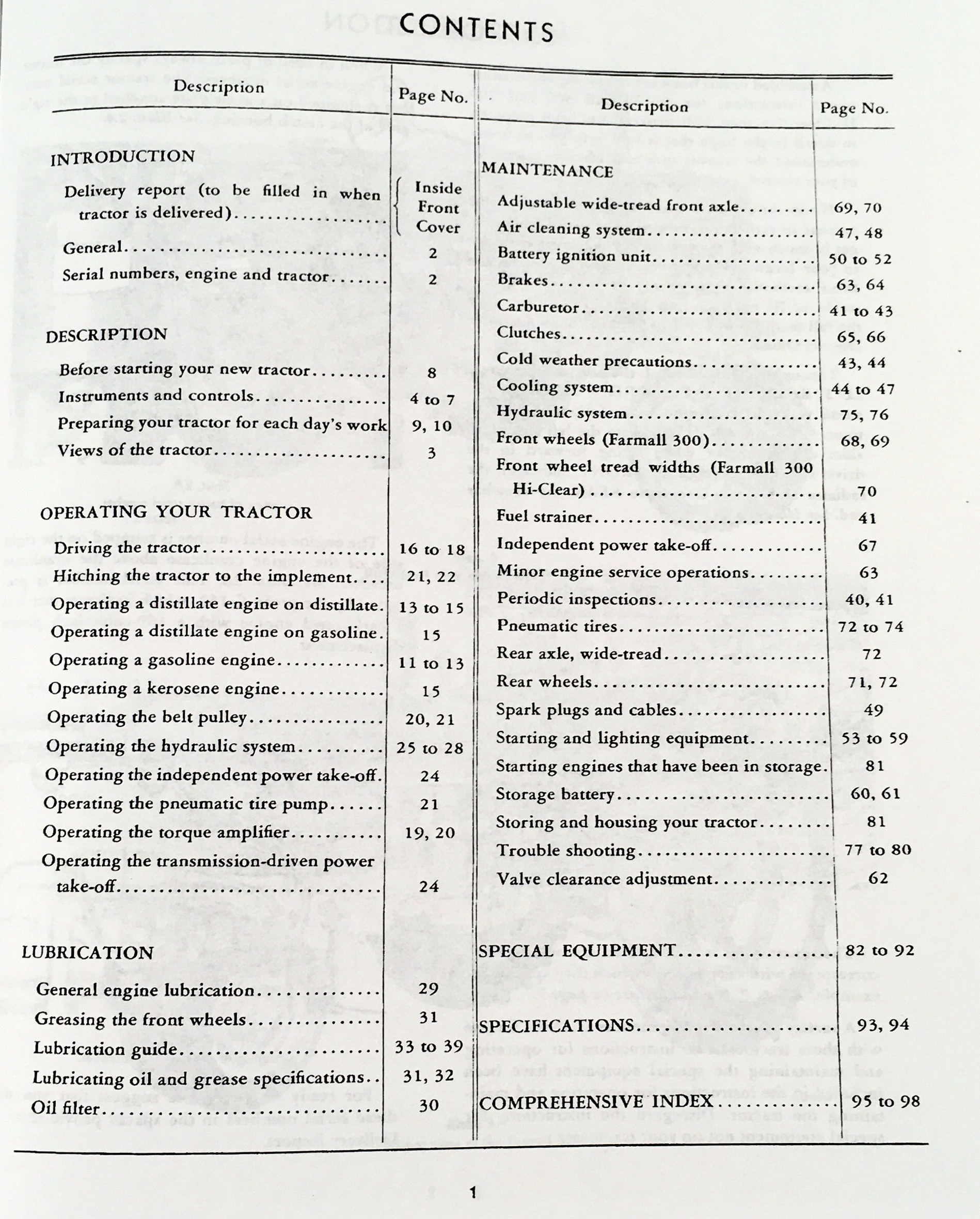 Set International Farmall 300 Tractor Owner Operator Parts Manuals Catalog Book - Image 10