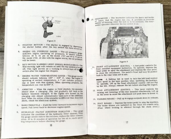Case 1700 1737 1740 Uni Loader Skid Steer Service Parts Operators Manual Catalog - Image 24