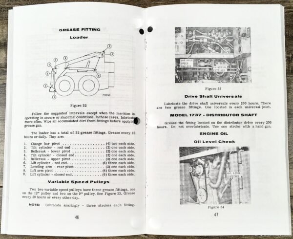 Case 1700 1737 1740 Uni Loader Skid Steer Service Parts Operators Manual Catalog - Image 23