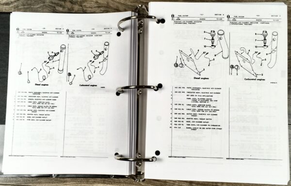 Farmall International 544 Tractor Service Parts Operators Manual Set Repair Shop - Image 24