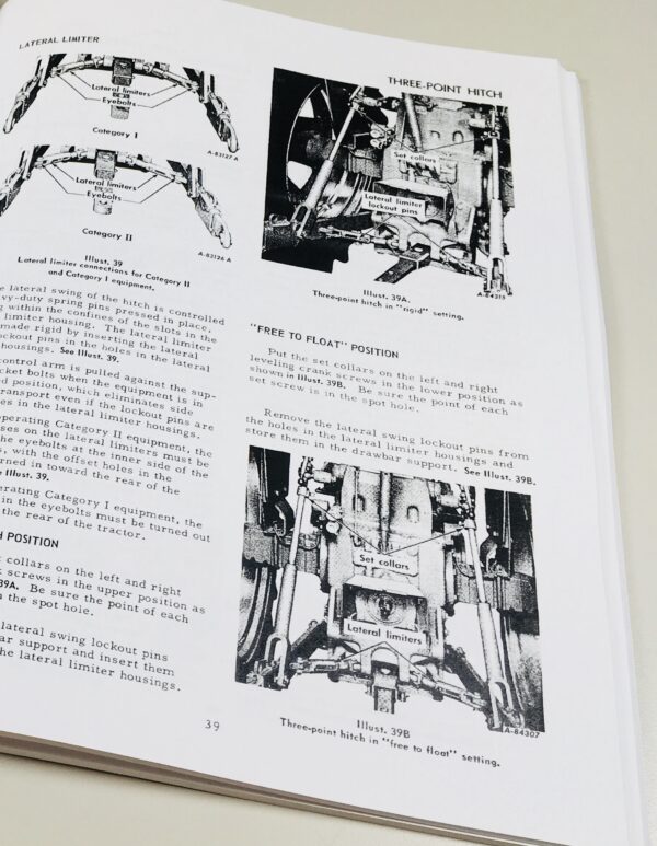 Farmall International 544 Tractor Service Parts Operators Manual Set Repair Shop - Image 29