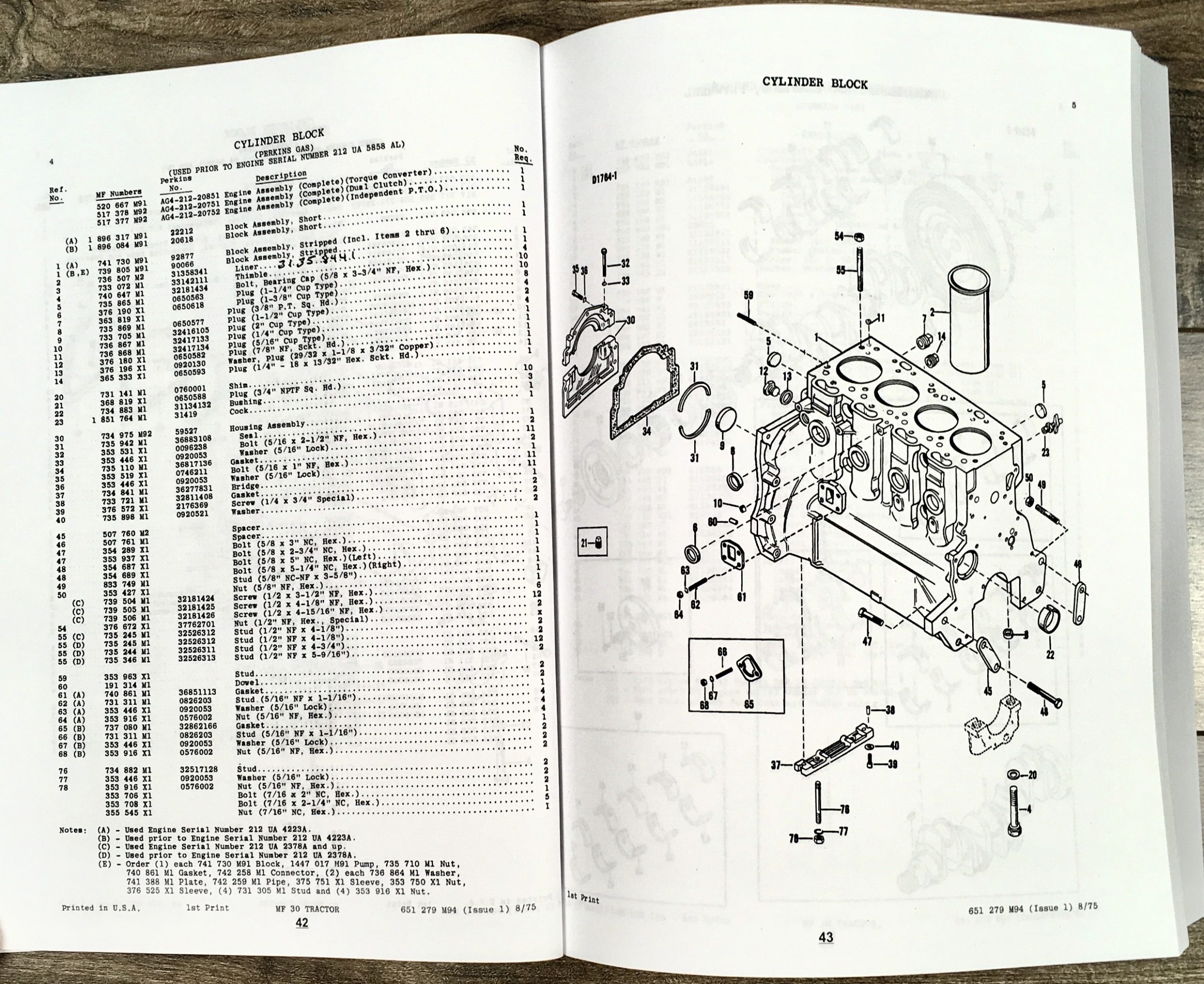 Massey Ferguson Mf 30 Industrial & Turf Tractor Parts Catalog Manual 1970-1976 - Image 5