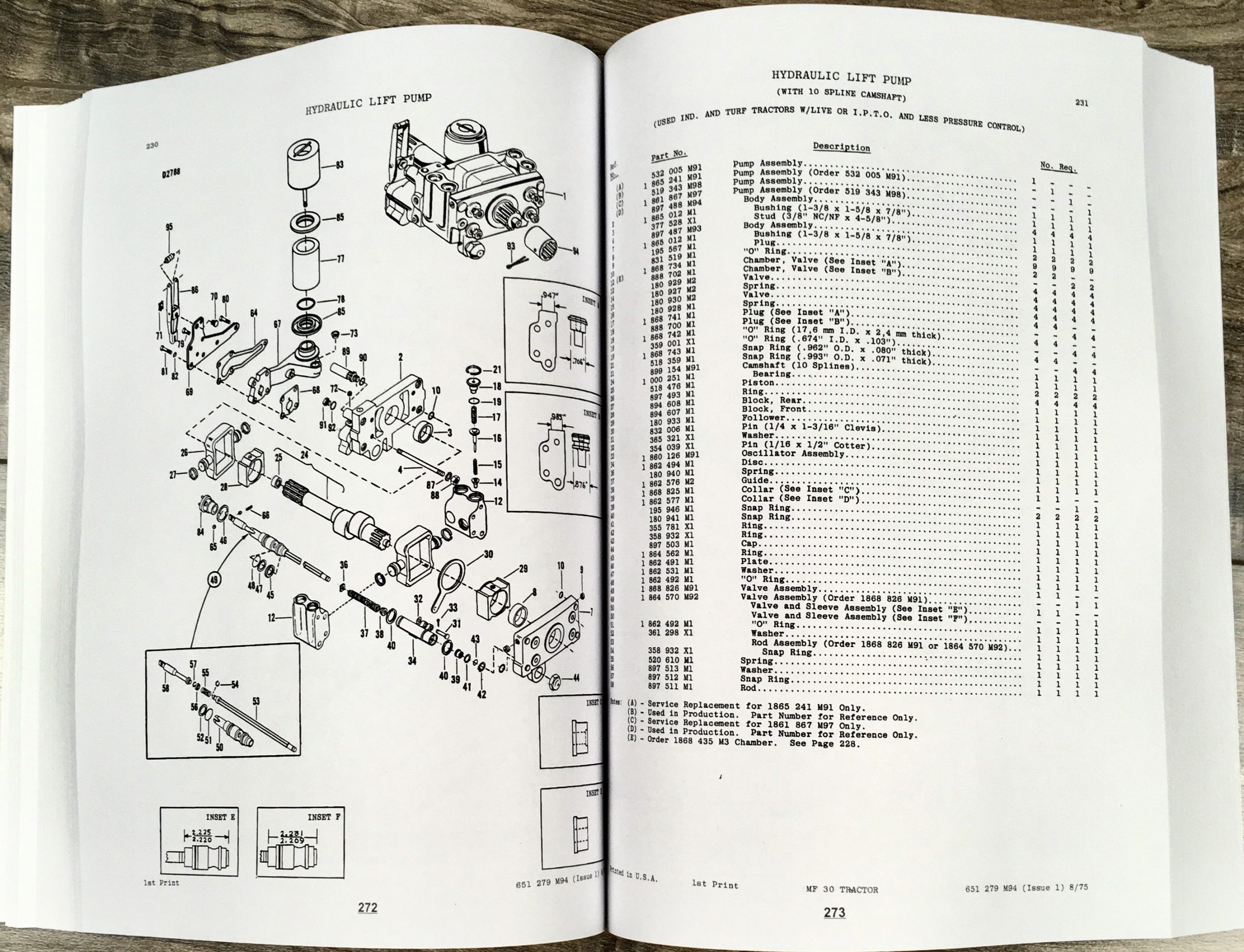 Massey Ferguson Mf 30 Industrial & Turf Tractor Parts Catalog Manual 1970-1976 - Image 12