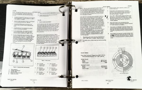 Allis Chalmers 7580 8550 Tractor Service Repair Technical Shop Manual Overhaul - Image 9