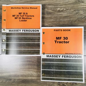 Massey Ferguson Mf 30 Industrial Tractor Service Parts Manuals Repair Catalog
