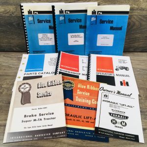 Ih Farmall Super Md Mdv Tractor Service Parts Operators Manual Set Repair Shop