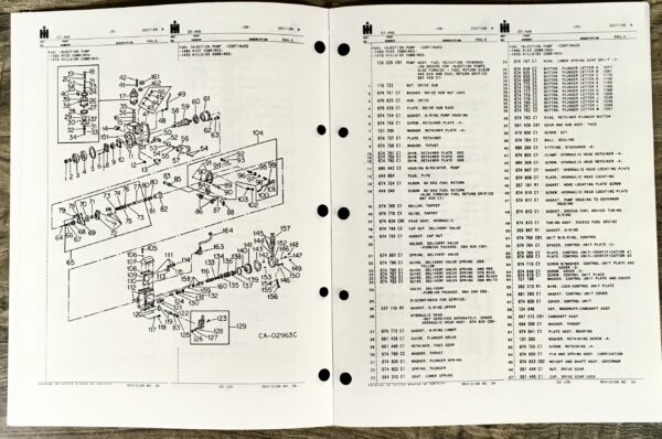 International 3588 3788 Tractor Service Parts Manual Complete Shop Set DT-466B - Image 20
