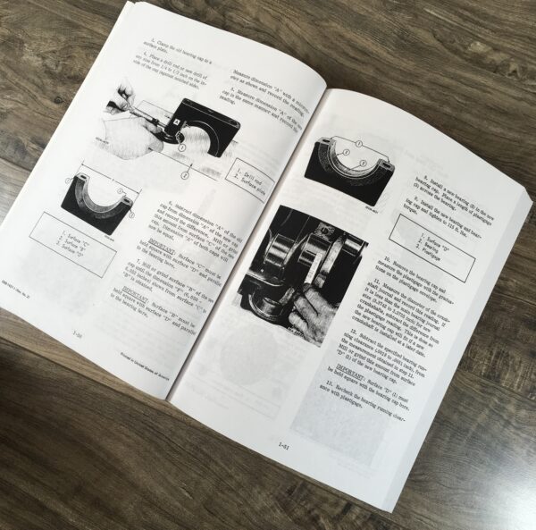 International 3588 3788 Tractor Service Parts Manual Complete Shop Set DT-466B - Image 25