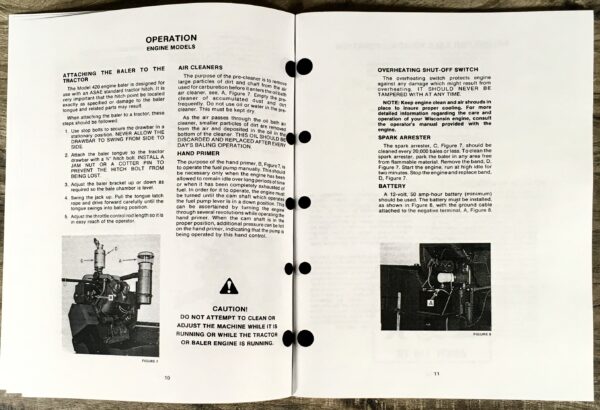 Sperry New Holland 420 Hayliner Square Baler Owners Operators Manual Maintenance - Image 6