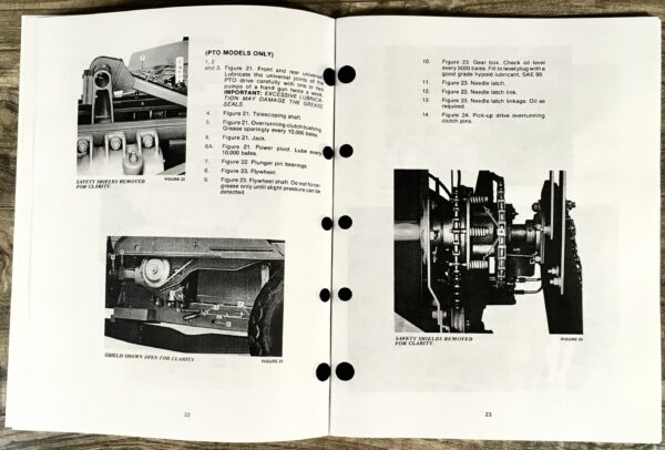 Sperry New Holland 420 Hayliner Square Baler Owners Operators Manual Maintenance - Image 5