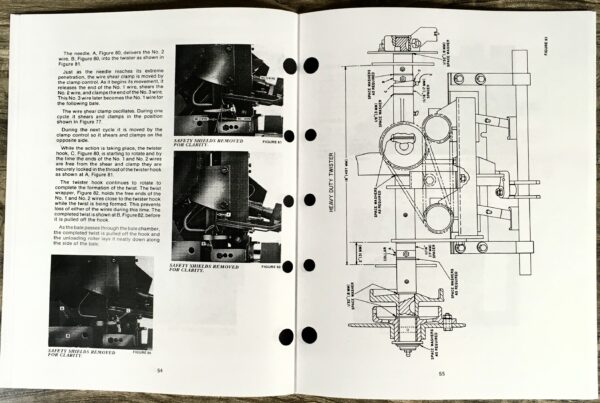Sperry New Holland 420 Hayliner Square Baler Owners Operators Manual Maintenance - Image 3