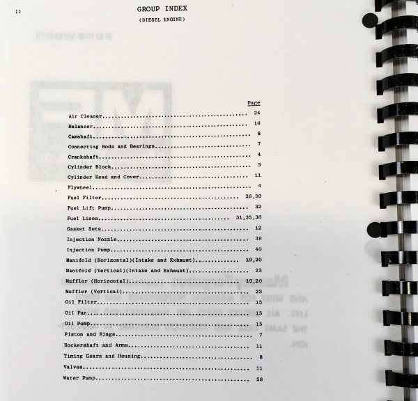 Massey Ferguson 265 Tractor Parts Catalog Manual Gas Diesel Sn-9A349200 & Up - Image 2