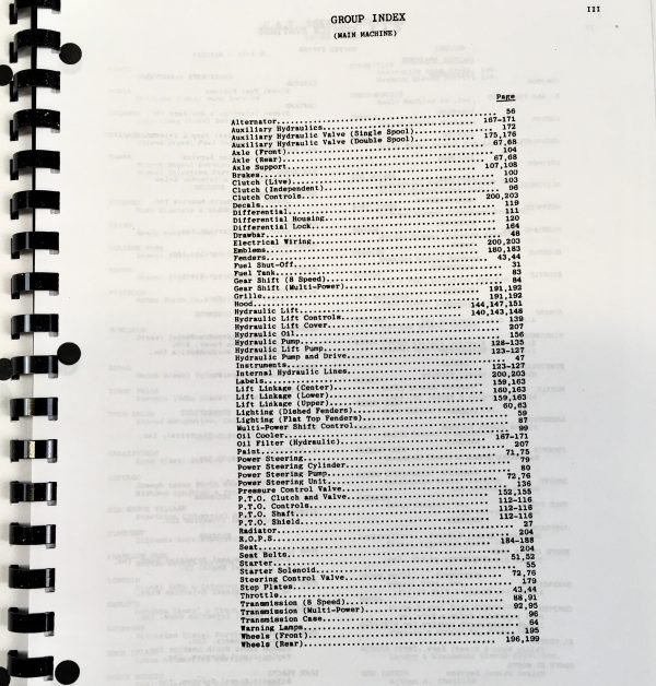 Massey Ferguson 265 Tractor Parts Catalog Manual Gas Diesel Sn-9A349200 & Up - Image 3
