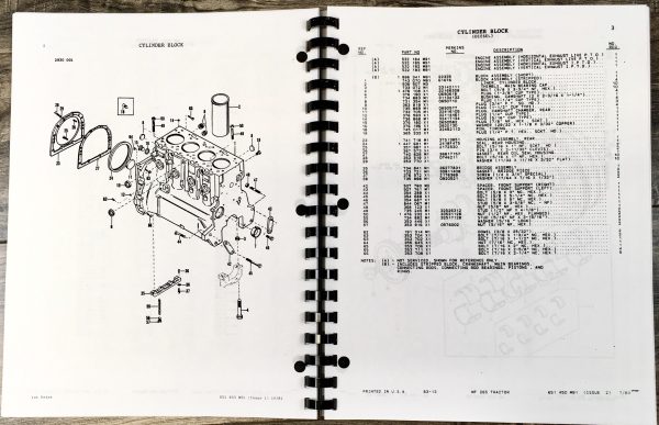 Massey Ferguson 265 Tractor Parts Catalog Manual Gas Diesel Sn-9A349200 & Up - Image 11