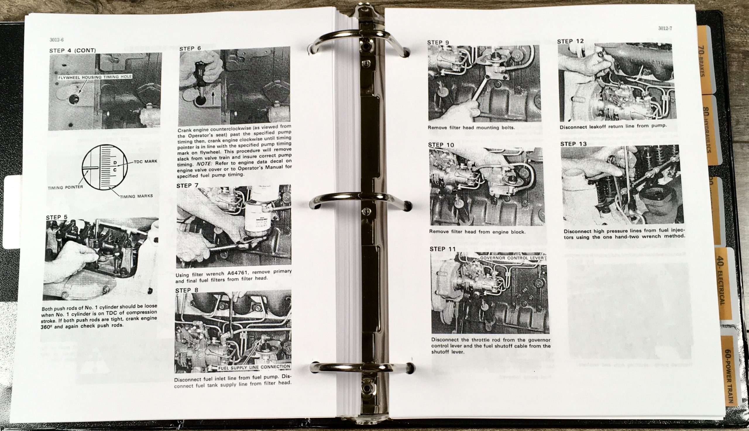 Case 1835 Uni-Loader Skid Steer Service Technical Manual Repair Shop In Binder - Image 14