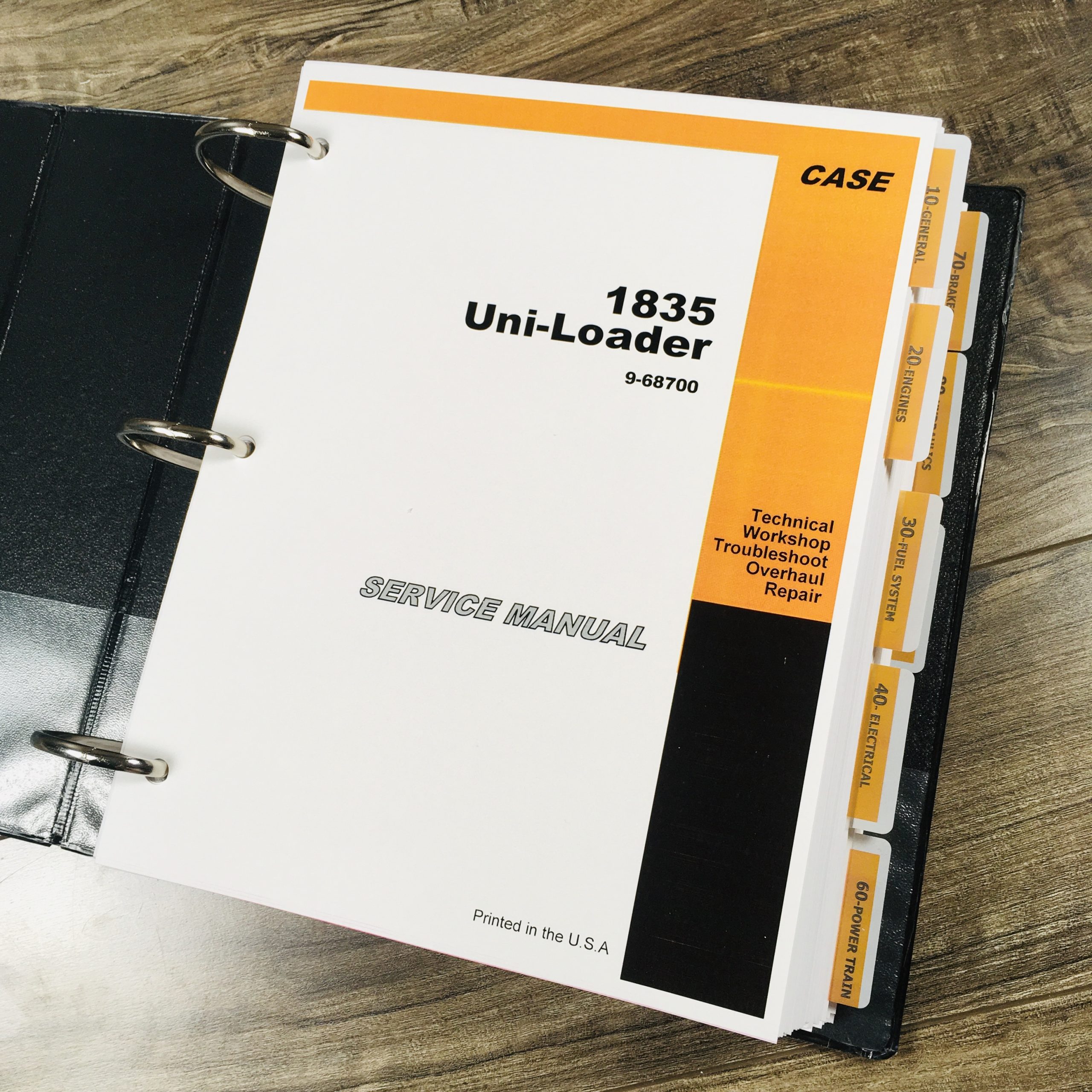 Case 1835 Uni-Loader Skid Steer Service Technical Manual Repair Shop In Binder - Image 2