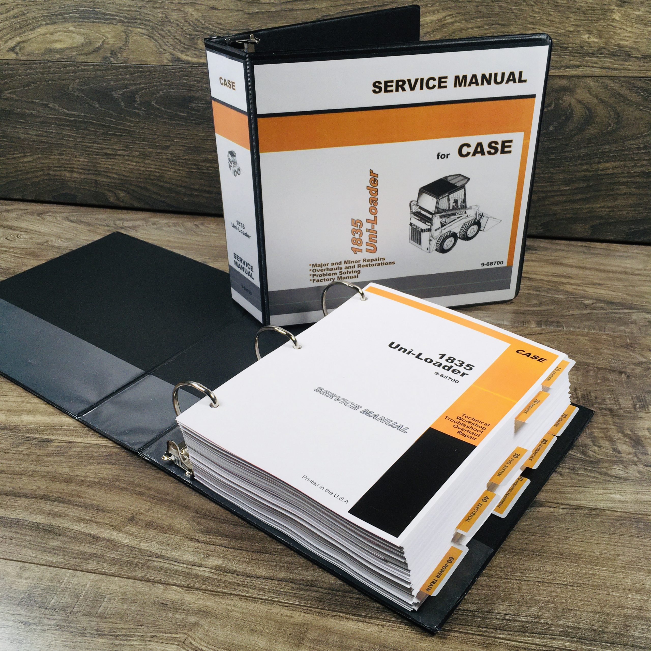 Case 1835 Uni-Loader Skid Steer Service Technical Manual Repair Shop In Binder