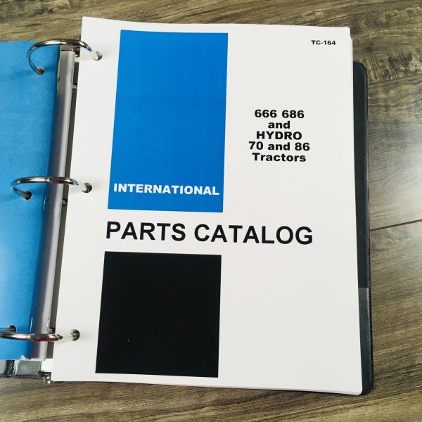 Farmall International 86 Hydro 686 Diesel Tractor Service Parts 4 Manual Set - Image 18
