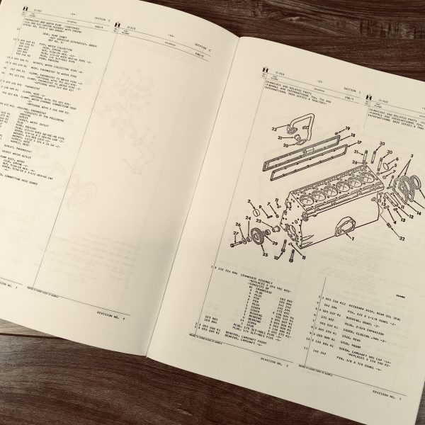 Farmall International 86 Hydro 686 Diesel Tractor Service Parts 4 Manual Set - Image 23