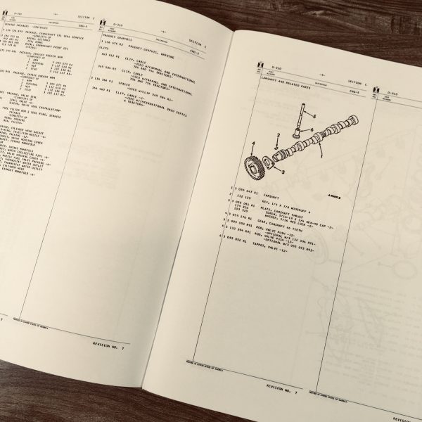 Farmall International 86 Hydro 686 Diesel Tractor Service Parts 4 Manual Set - Image 25