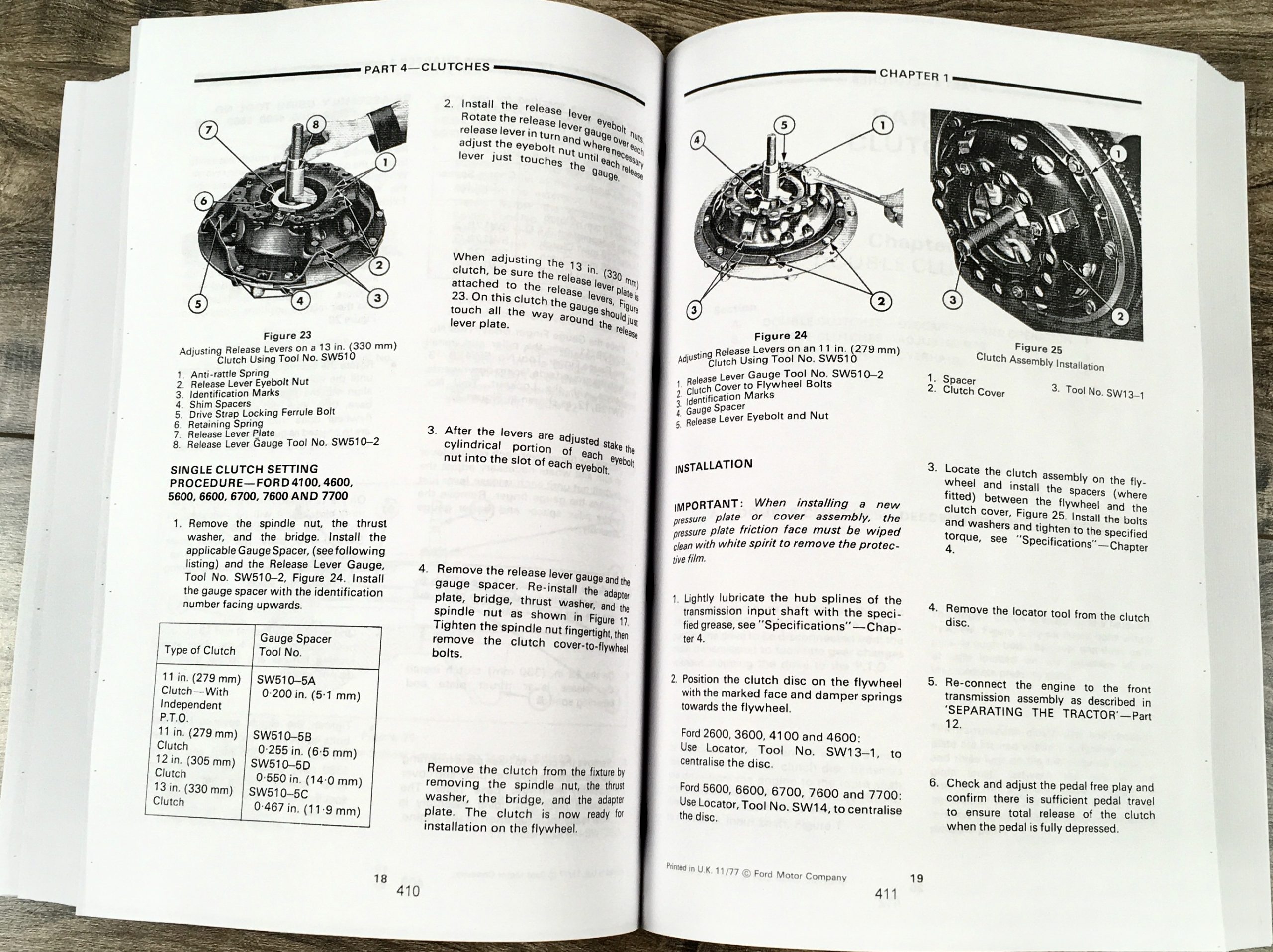 Ford Tractor 2600 3600 4100 4600 5600 6600 6700 7600 7700 Service Repair Manual - Image 8