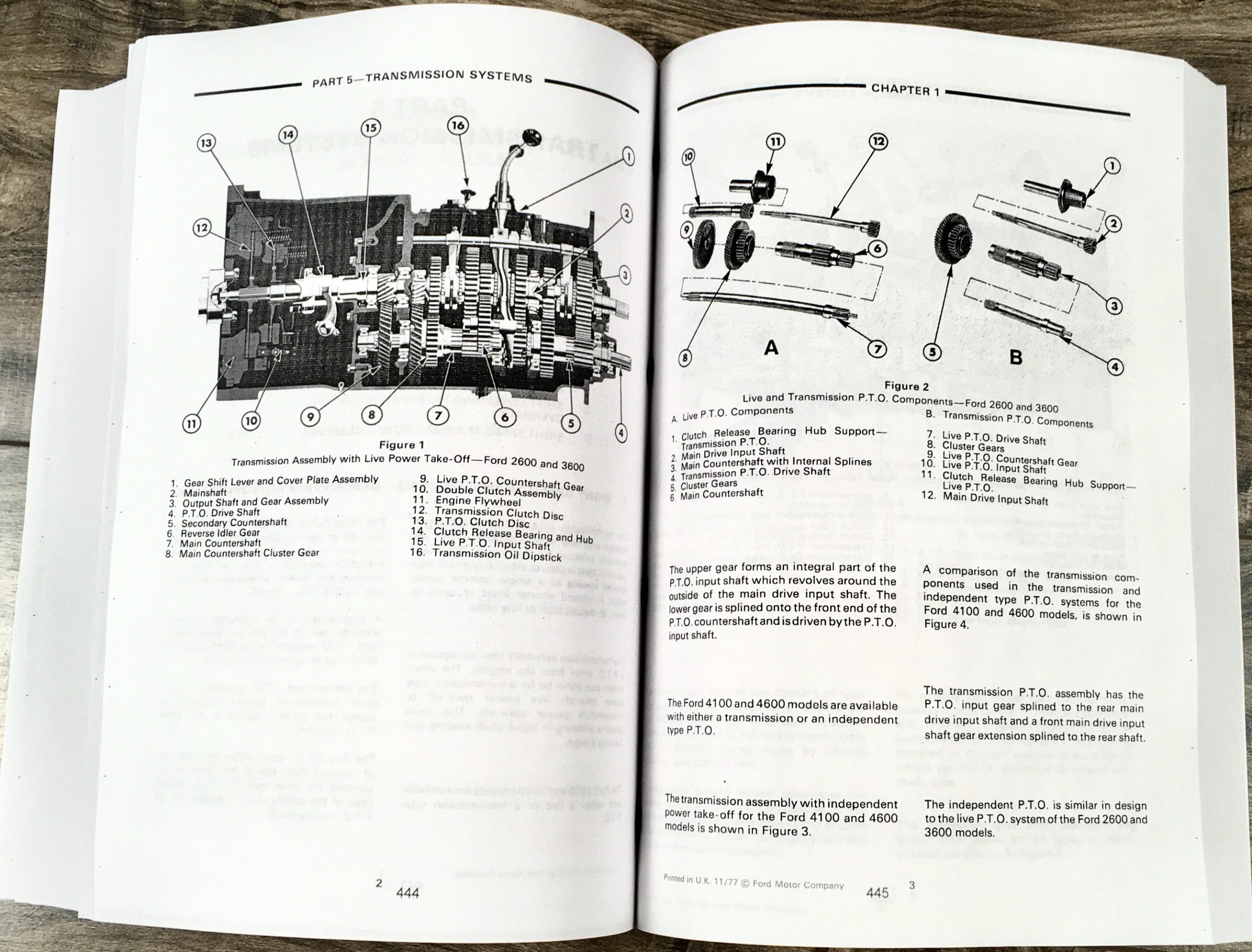 Ford Tractor 2600 3600 4100 4600 5600 6600 6700 7600 7700 Service Repair Manual - Image 9