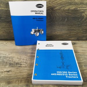 Long 460 460DT Tractor Parts Operators Manual Set Catalog Owners Assembly Book