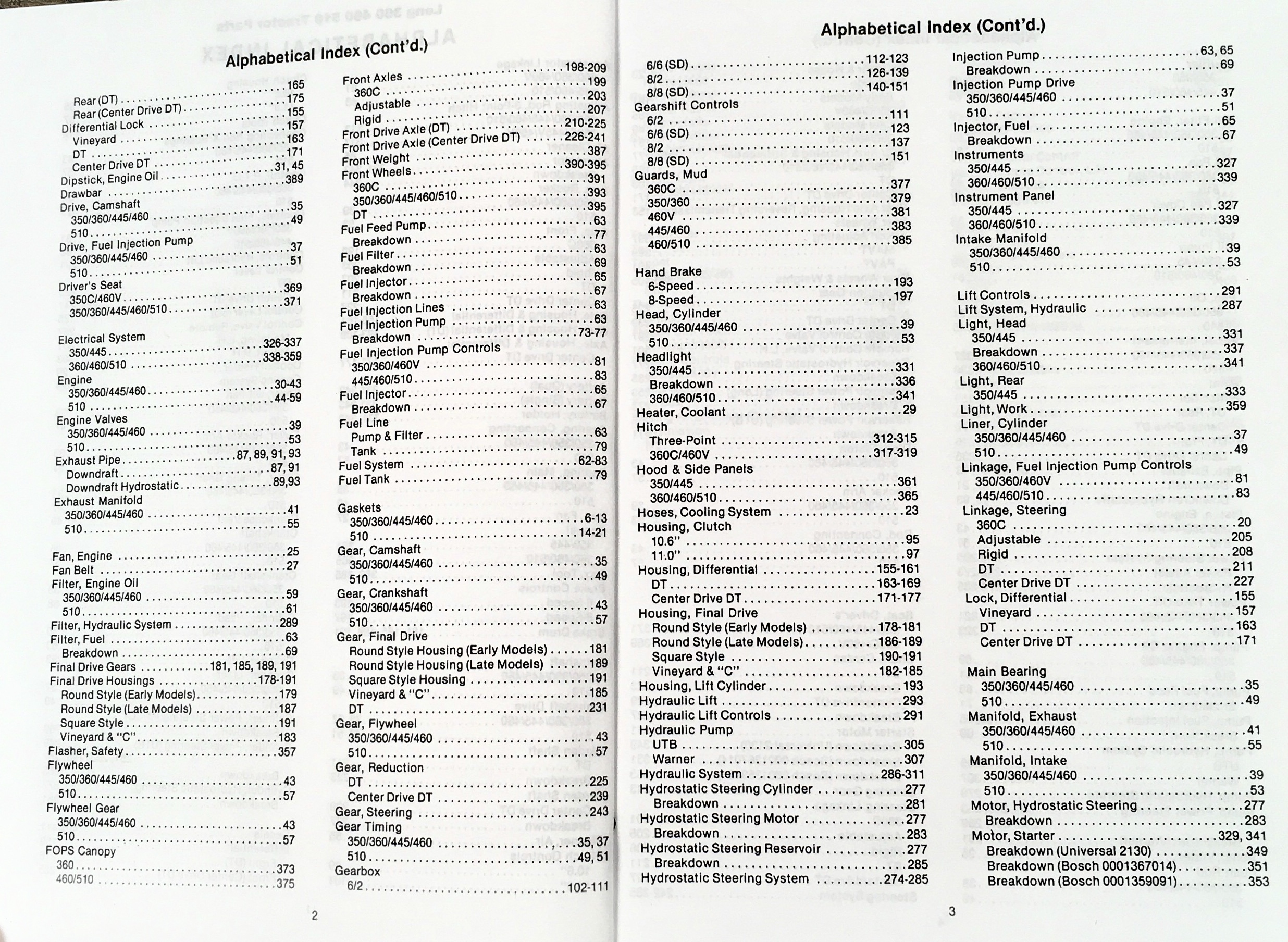 Long 460 460DT Tractor Service Parts Operators Manual Set Repair Workshop Shop - Image 15