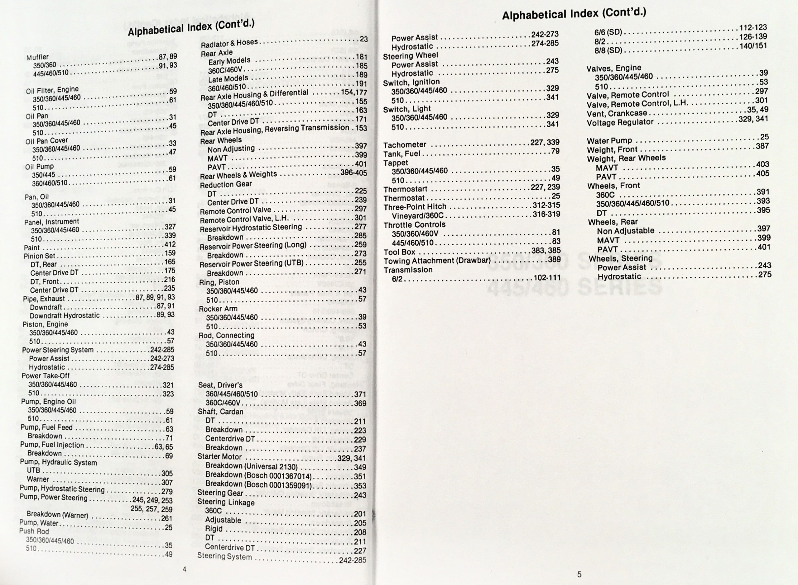 Long 460 460DT Tractor Service Parts Operators Manual Set Repair Workshop Shop - Image 16